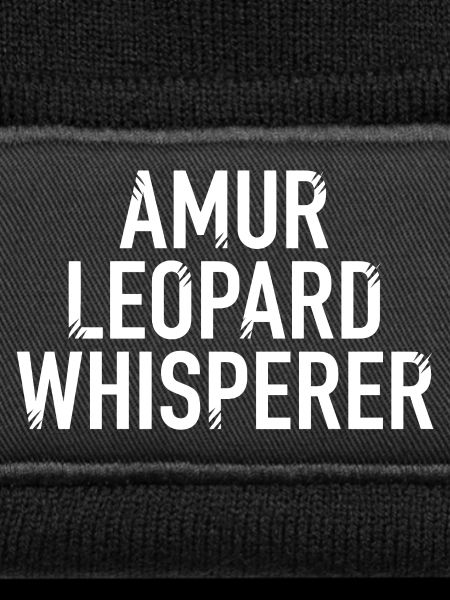Amur leopard whisperer
