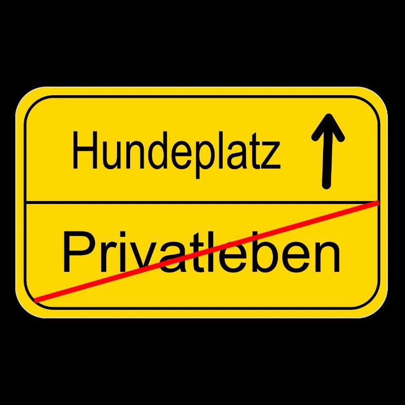 Hundeplatz Schild Neu