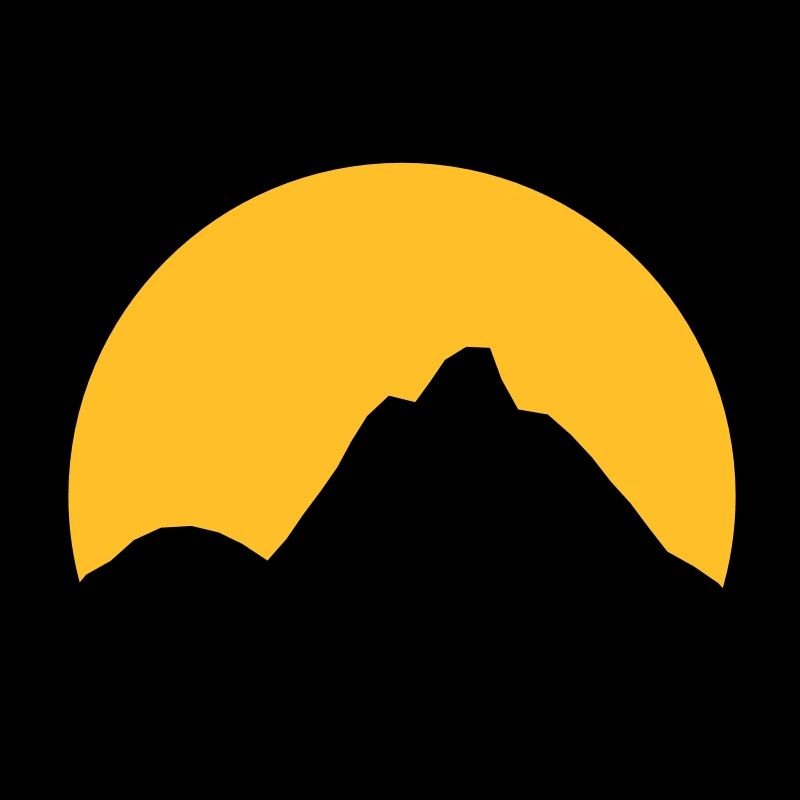 Schöne Berge Sonne