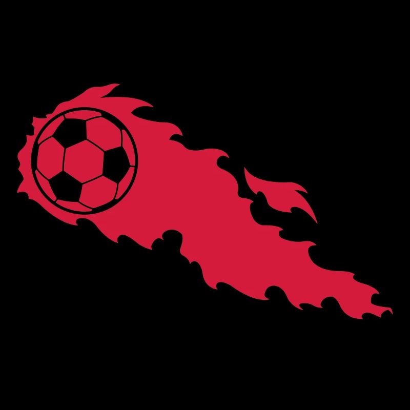 Burning football