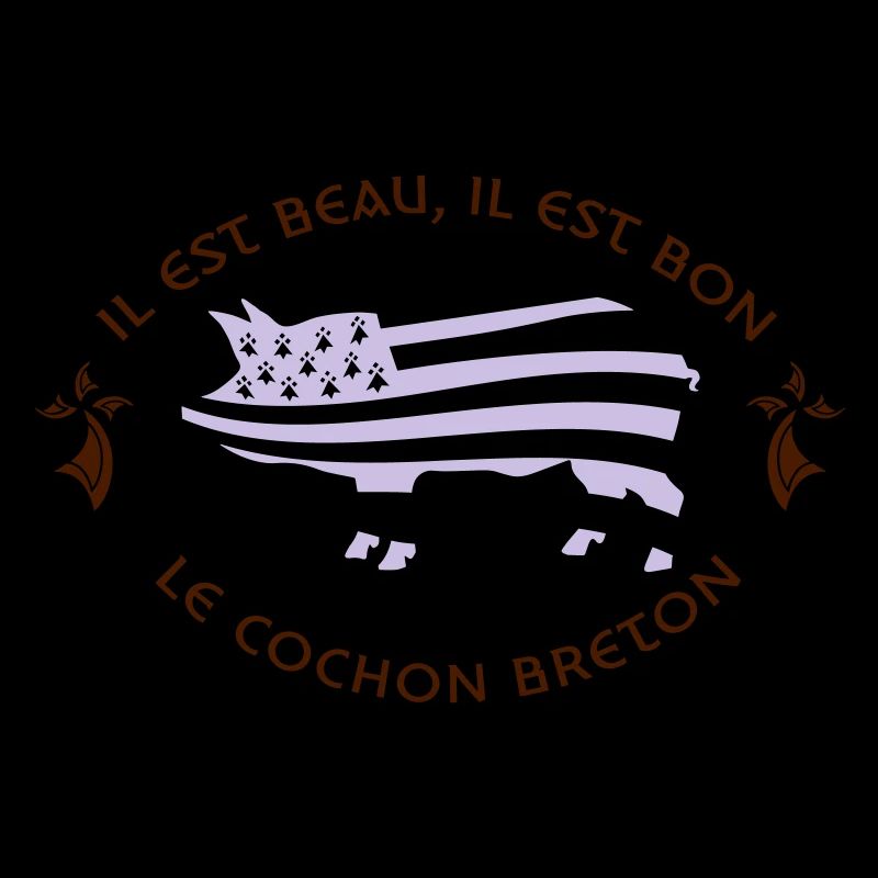 BRETAGNE - GWENN HA DU - COCHON BRETON