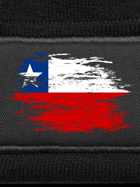 Drapeau chilien utilisé