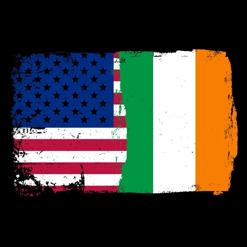 Fusion de drapeaux : étoiles et trèfle