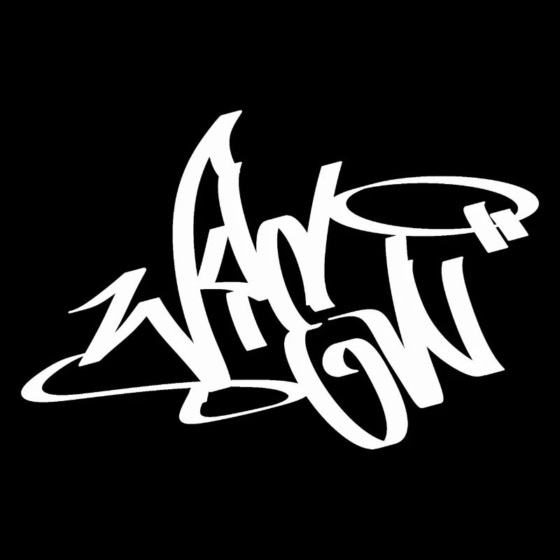 Wien Graffiti Tag Handstyle 1 white
