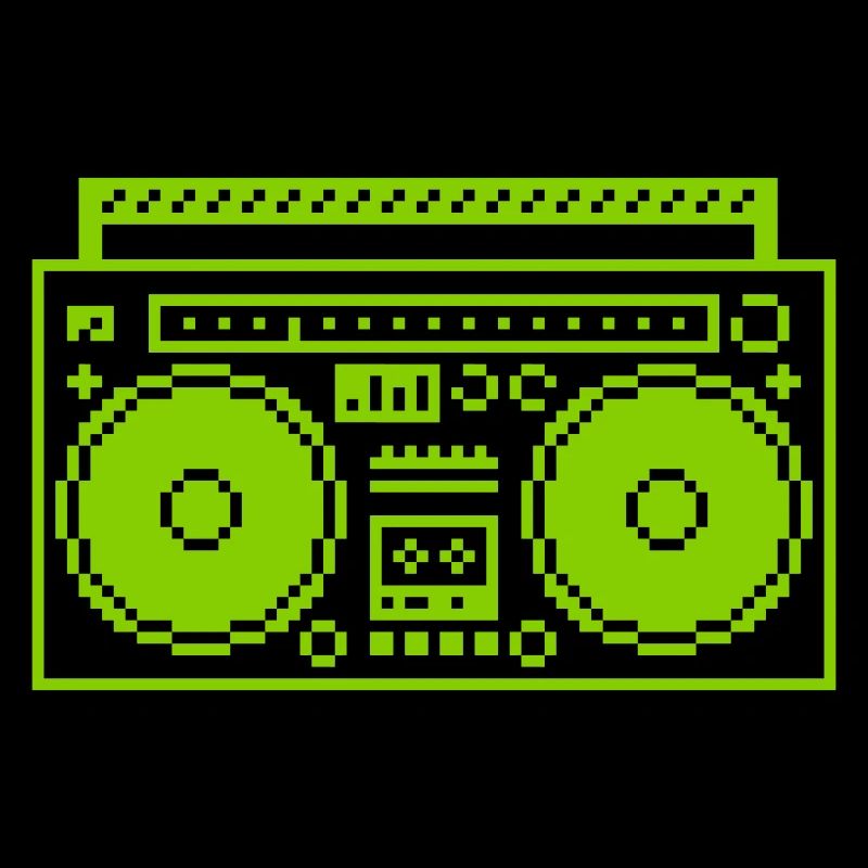 8bit Pixel Boombox
