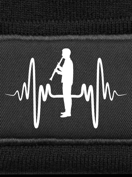 Funny clarinet player