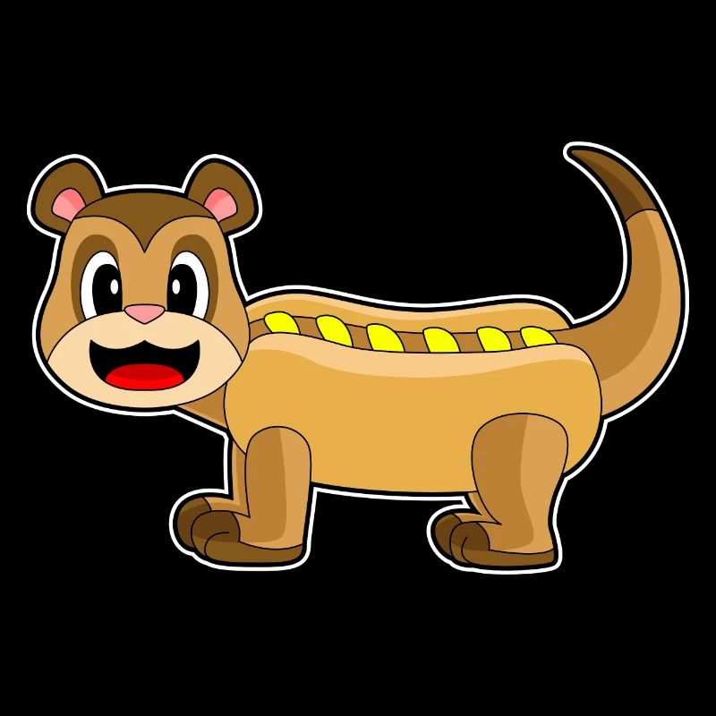 Erdmännchen Hotdog