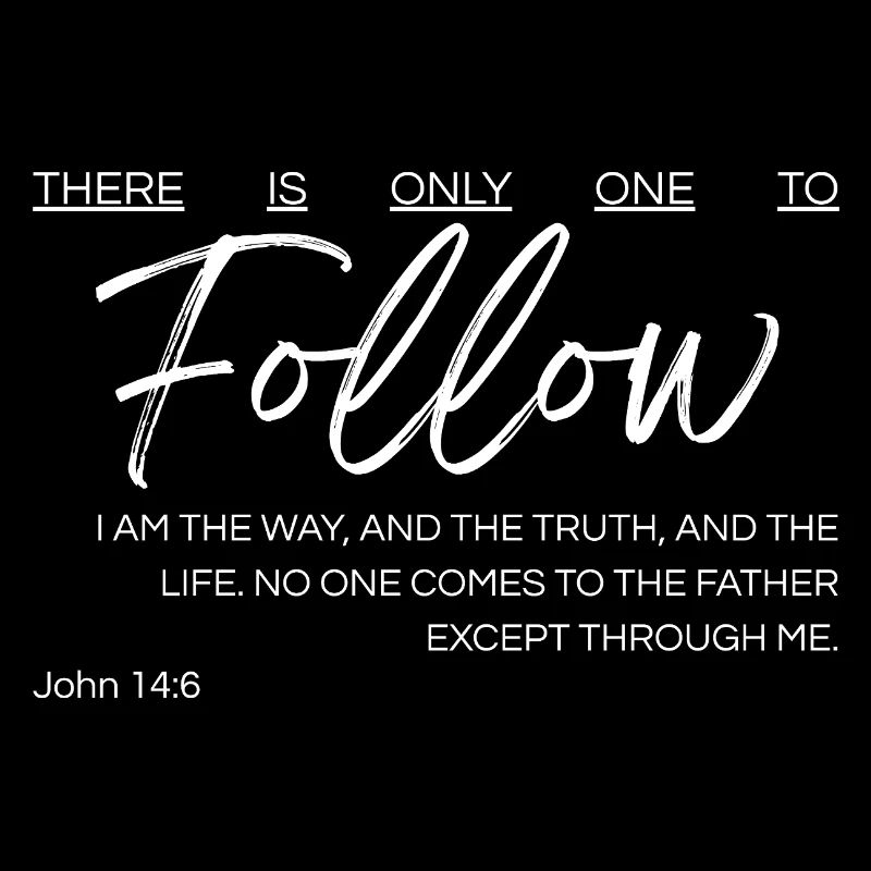 There Is Only One to Follow - John 14:6