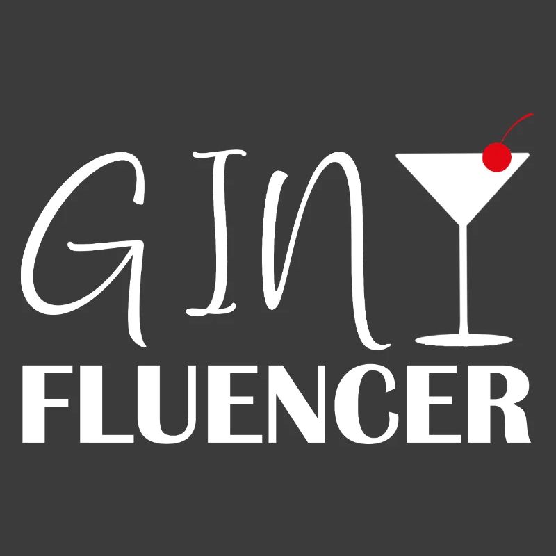 Ginfluencer Gin Statement Gin Drinker Saying