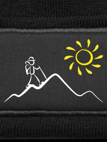 Bergwanderer in der Sonne
