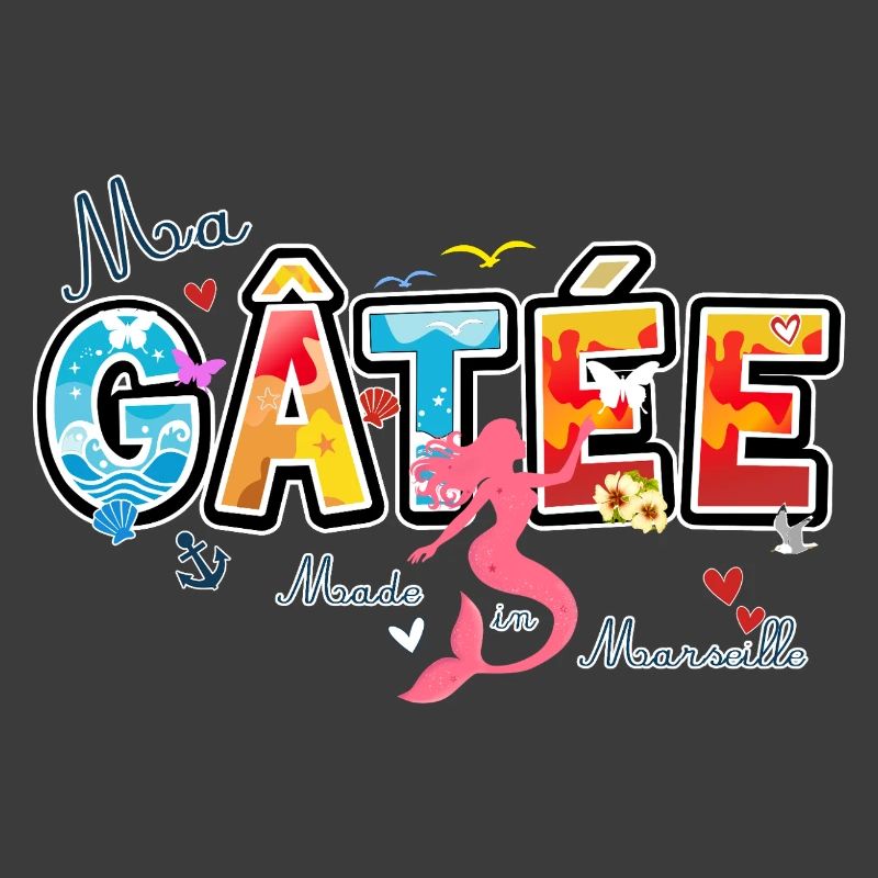 Ma Gatée, Expression marseillaise, valentines gift