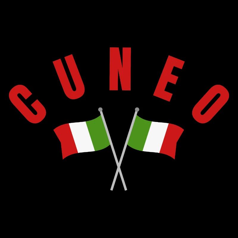 Cuneo a traversé les drapeaux italiens