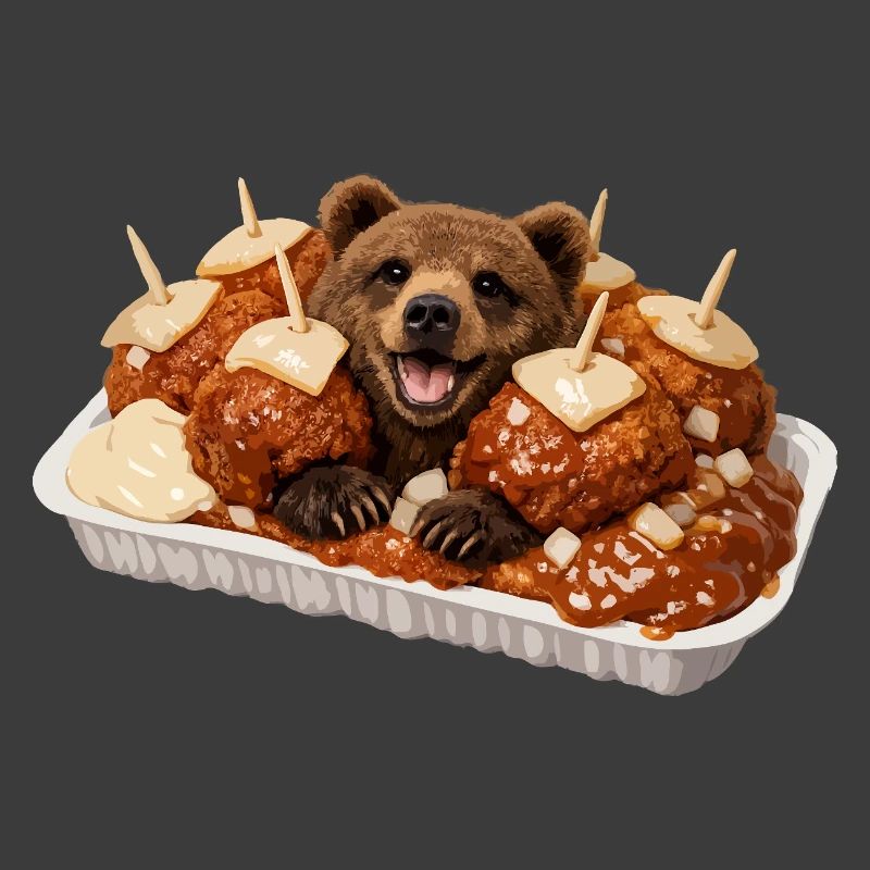Bear bite with bear