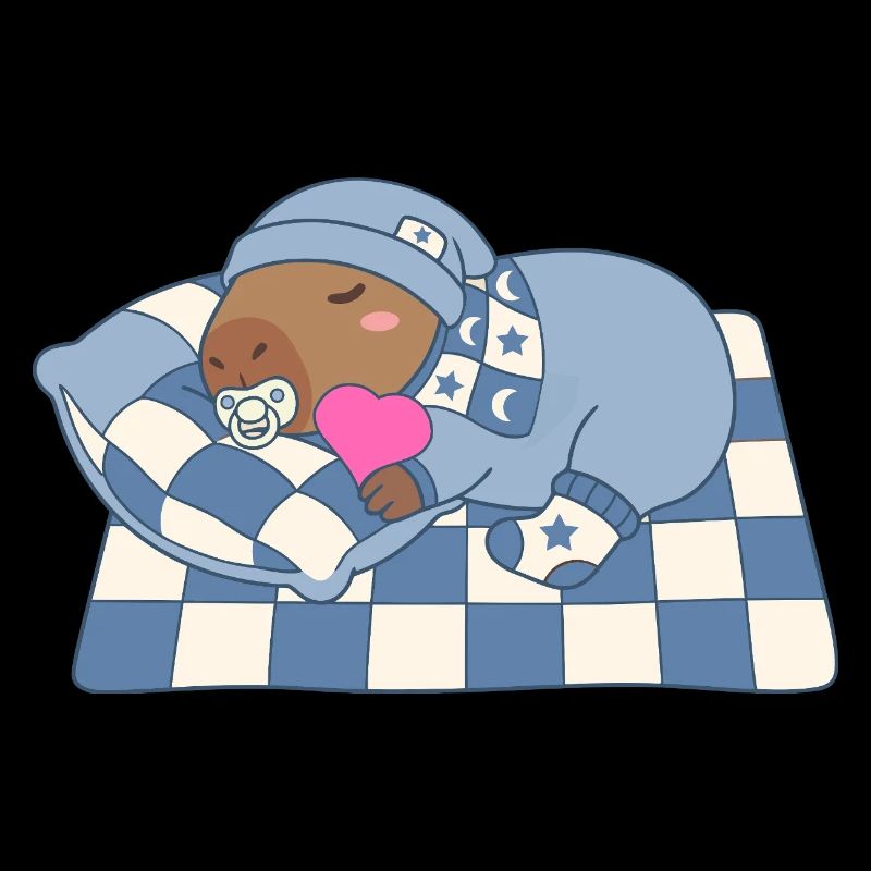 Sleepybara – Niedliche schlafende Capybara – Nickerchen-Design