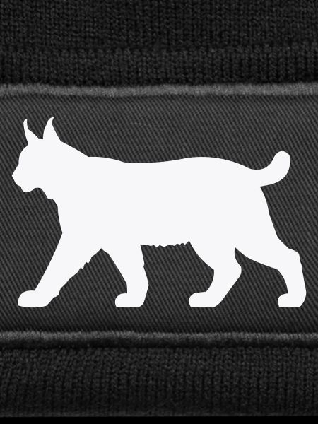 Luchs Silhouette Weiß