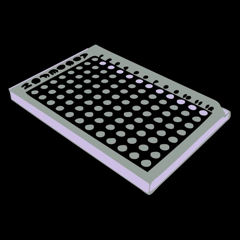 96 Well Plate / 96 perforated plate