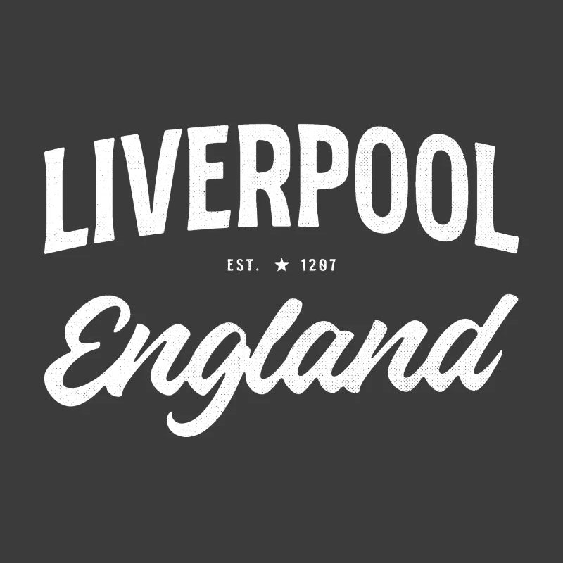 Vintage Liverpool Script Stil