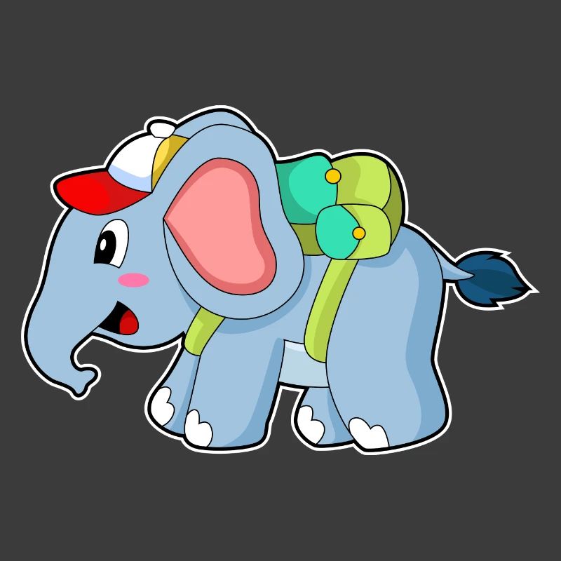 Elephant Student Backpack School