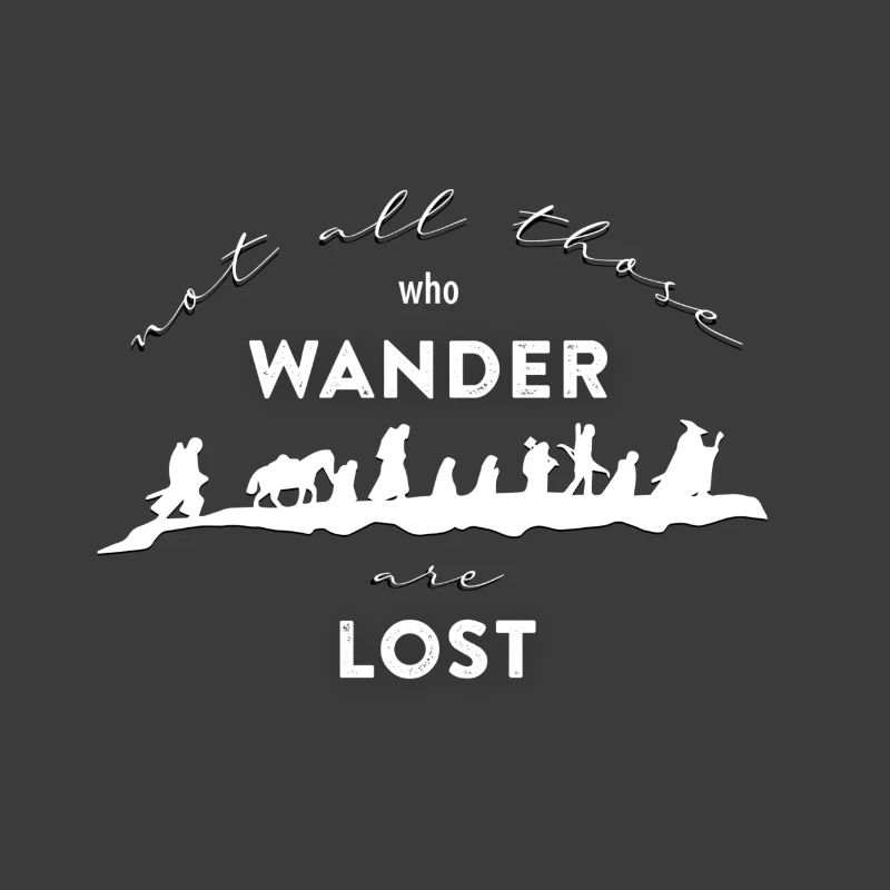 Nerd wandern Spruch Herr Ringe Schicksalsberg