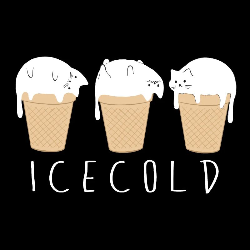 icecold katze lustige katze baby eiscreme