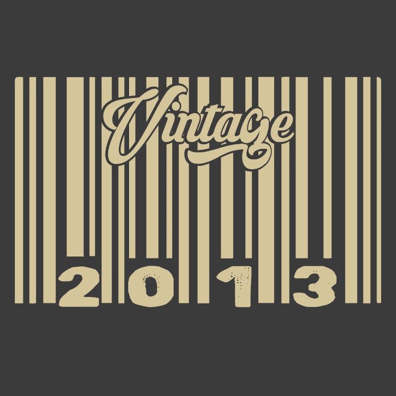 vintage 2013 Barcode 2013: Year 2025.