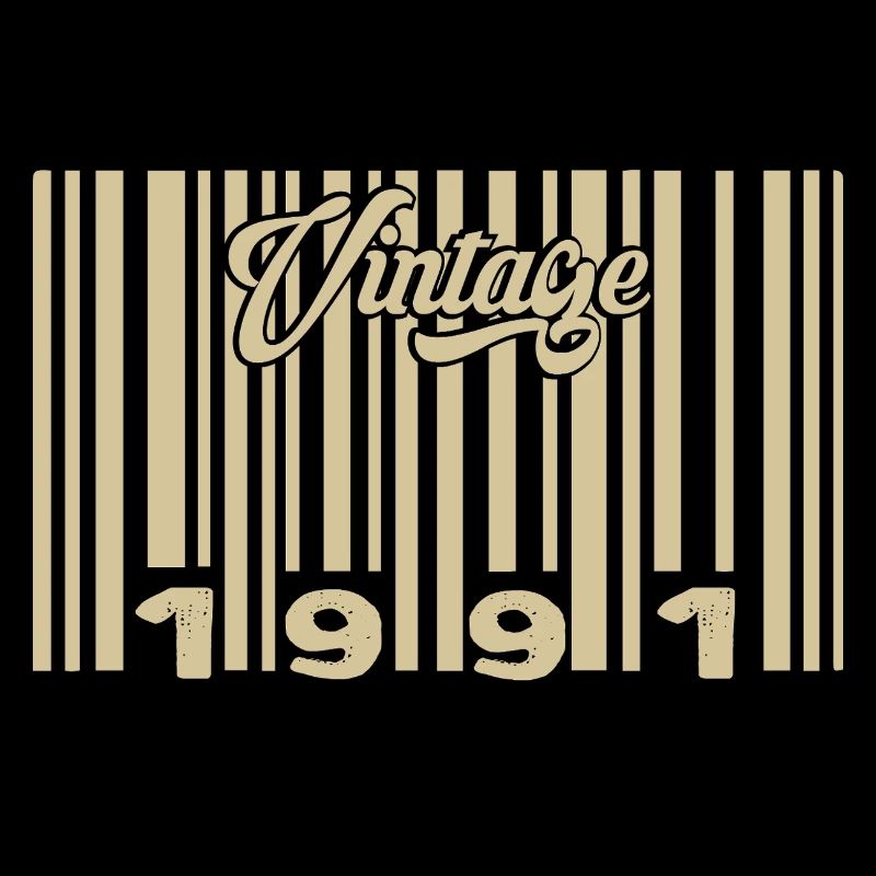 Vintage 1991 Barcode 1991: Year 2025.