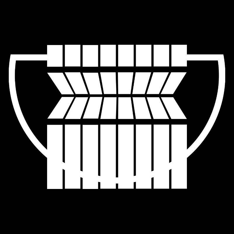 Abstraktes geometrisches Muster auf Monochrom