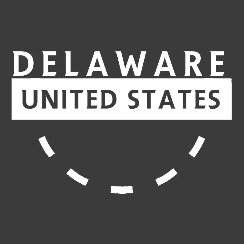 Delaware State Emblem Circular Badge