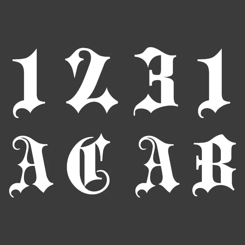 Gothic Monogram 1231