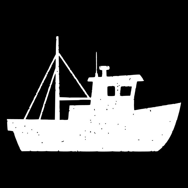 Bateau de pêche Cutter Vector de la mer du Nord