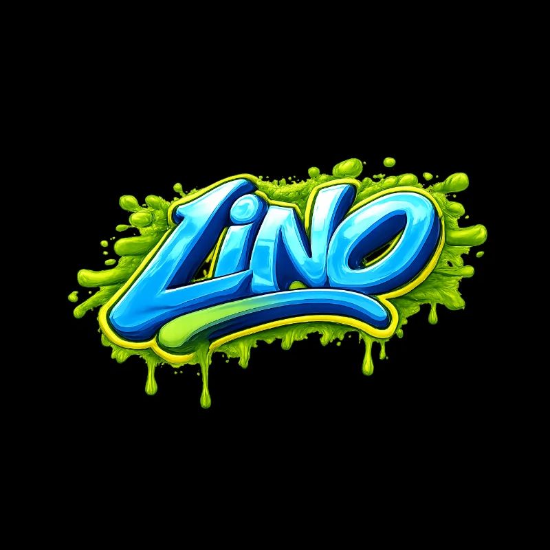 GRAFFITI NAME LINO FOR PERFECT GIFT PRINTABLE