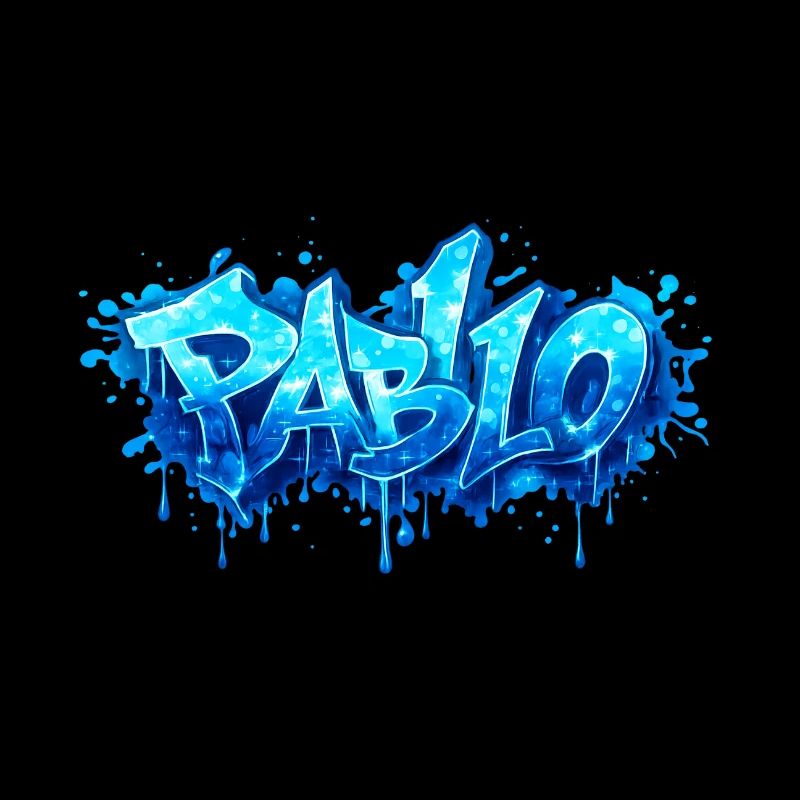 PABLO GRAFFITI NAME FOR PERFECT GIFT PRINTABLE