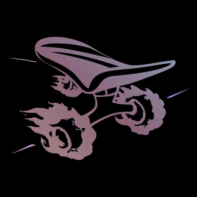 Gradient skateboard Silhouette Ride