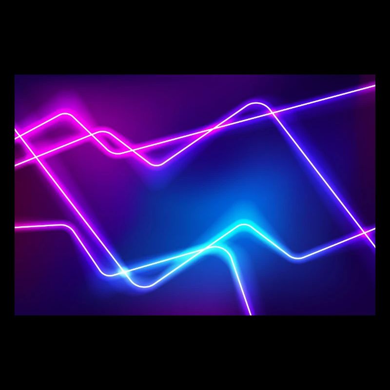 Neon Linienfluss