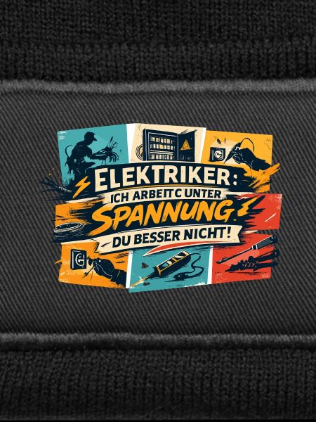 Elektriker unter Spannung Comic