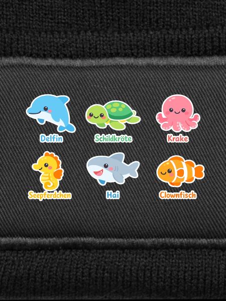 Cuddly Sea Creatures Sticker