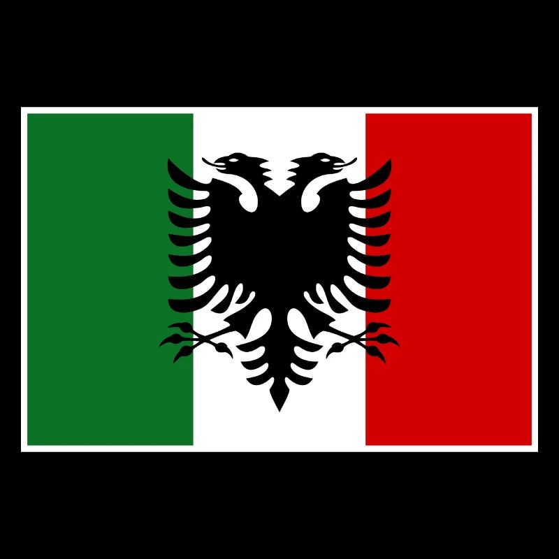 Albanien Italien Arbresh Flagge 