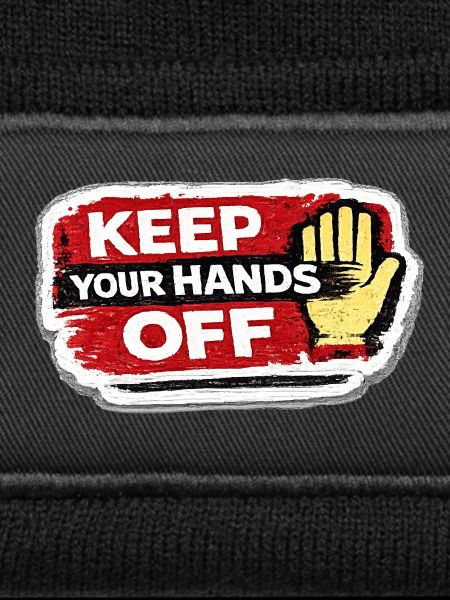Finger weg – Einwilligungsaufkleber
