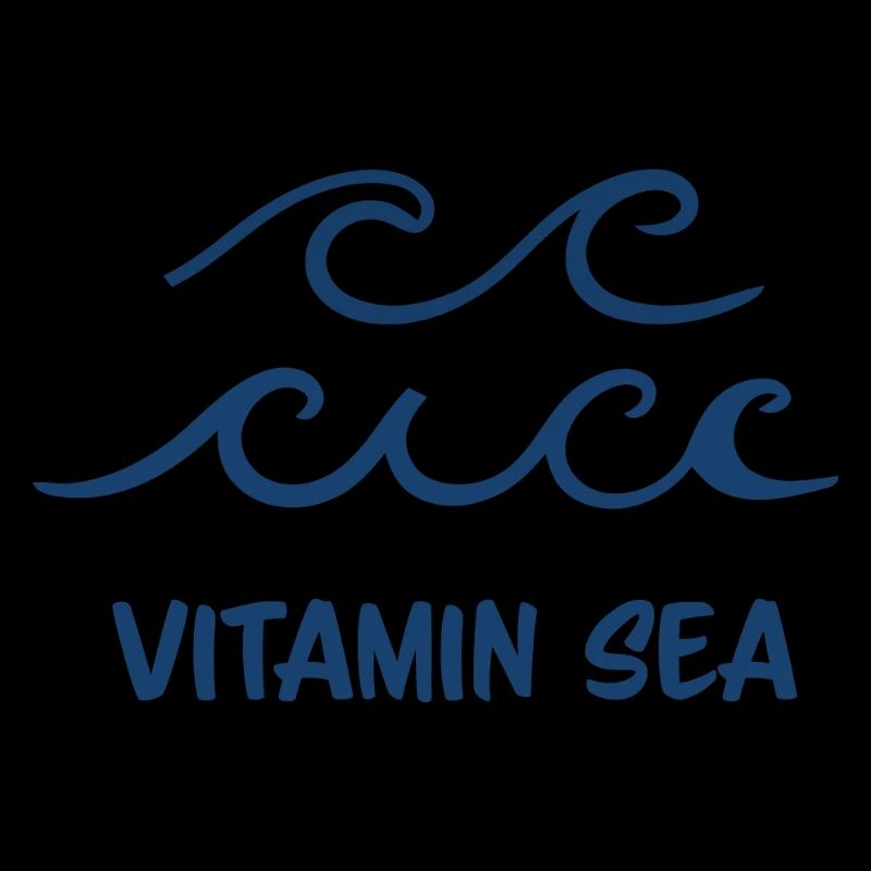 Vitamine Sea Ocean Waves Conception minimale de plage