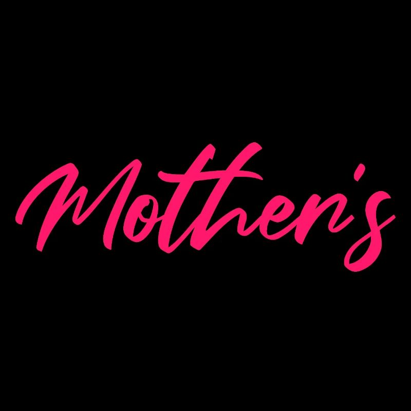 Glücklicher Muttertag – elegantes Design mit rosa Schrift
