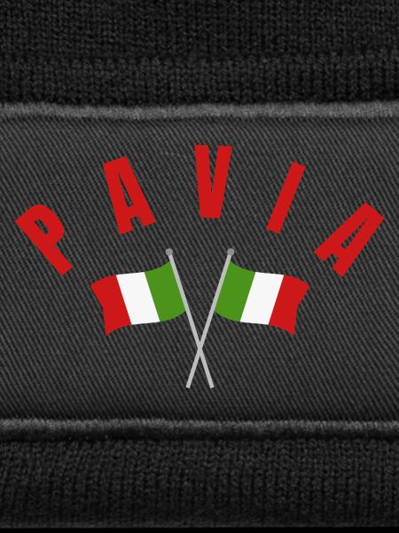Pavia Crossed Italian Flags