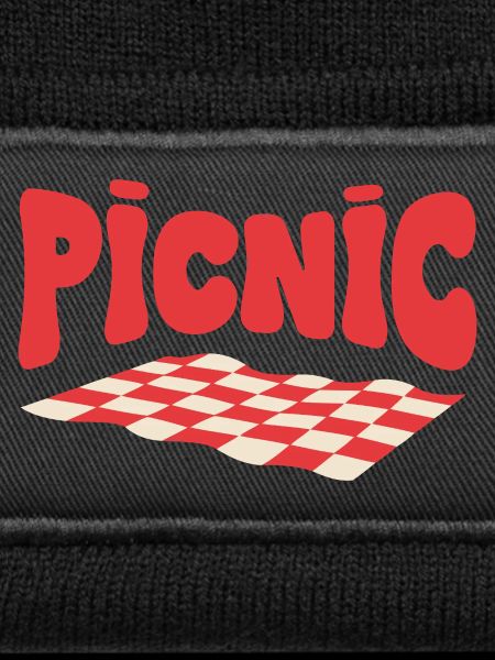 Retro checkerboard picnic