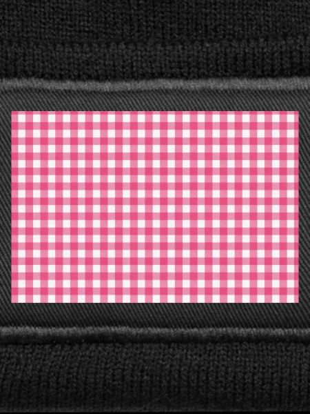 Rosa Gingham-Kariertes Muster