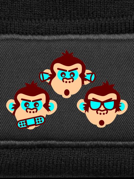 three wise monkeys