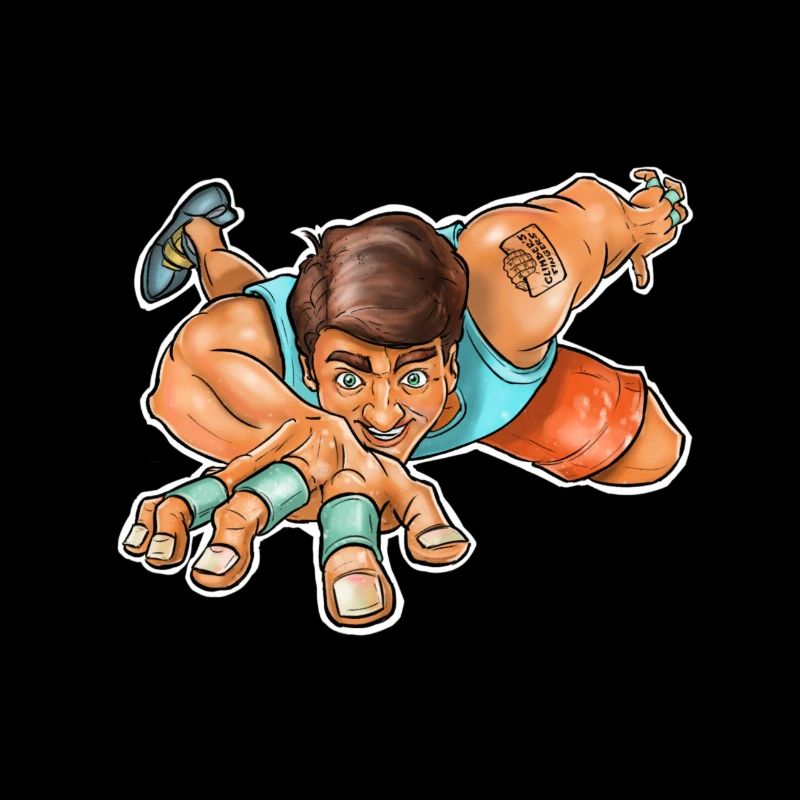 Cool climbing motive - Climber