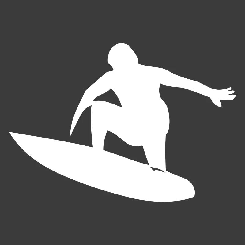 Surfeur avec planche de surf
