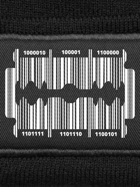 Rasierklinge mit Code