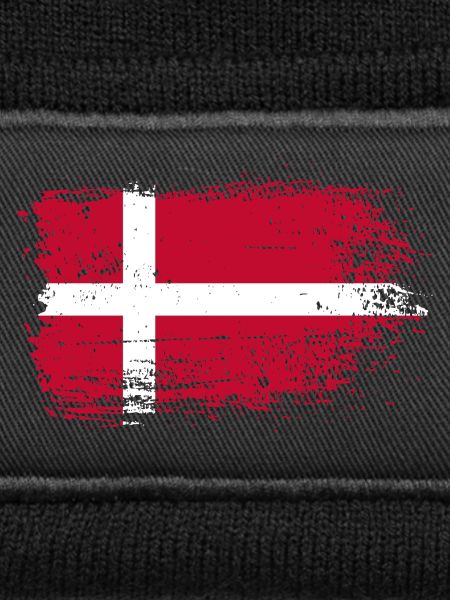 Grunge Danish Flag Print