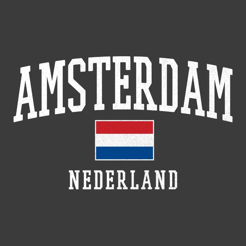 Conception du drapeau Amsterdam NL