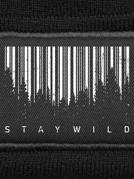Wald-Barcode-Silhouette